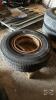 MICHELIN 11R22.5 TUBELESS TIRE ON OPEN CENTRE RIM