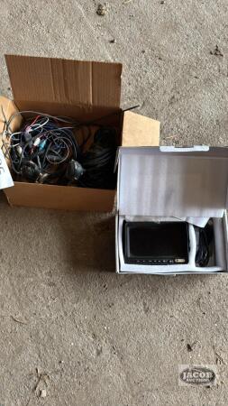 WIRED CAMERAS AND MONITOR