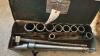 PARTIAL SET OF WESTWARD 3/4 DRIVE SOCKETS - 3
