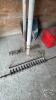 ROUND MOUTH GARDEN SHOVEL AND 2 RAKES - 3