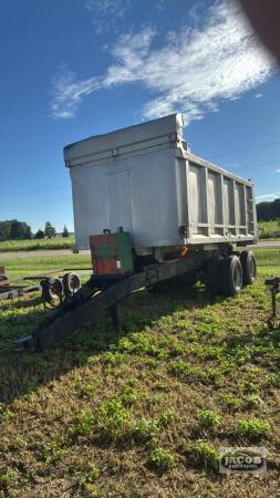 ALUMINUM KING DUMP BOX ON CHASSIS
