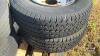 (4) 8 BOLT RIMS WITH 9.50R16.5LT TIRES - 4