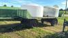 (2) 1100 GALLON POLY TANK ON SINGLE REACH WAGON - 2