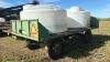 (2) 1100 GALLON POLY TANK ON SINGLE REACH WAGON - 5
