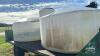 (2) 1100 GALLON POLY TANK ON SINGLE REACH WAGON - 11