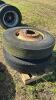 (2) 10 BOLT RIMS WITH 11R22.5 TIRES - 3