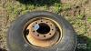 (2) 10 BOLT RIMS WITH 11R22.5 TIRES - 4