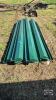 (9) 10FT LENGTHS OF USED VENTED ROOF CAP