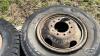 (4) 10 BOLT RIMS WITH 8.25R20 - 7