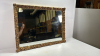 Gold Framed Mirror with Some Frame Damage