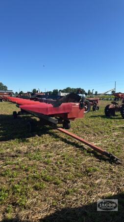 CASE 1083 (8) ROW CORN HEAD ON J&M CART