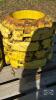 (4) JOHN DEERE 43KG WHEEL WEIGHTS - 6