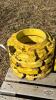 (4) JOHN DEERE 43KG WHEEL WEIGHTS