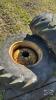 PAIR OF 8 BOLT RIMS WITH GOODYEAR 16.9 - 24 TIRES - 8