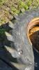 PAIR OF 8 BOLT RIMS WITH GOODYEAR 16.9 - 24 TIRES - 9