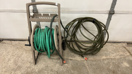 Hose Reel Cart with Hose