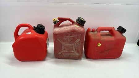 3 -1 Gallon Poly Gas Cans