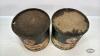 (2) 5LB TEXACO TINS - 3