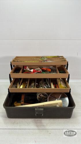 TACKLE BOX WITH CONTENTS
