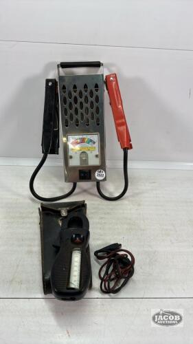 BATTERY TESTER AND AMPROBE METER