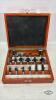 MASTERCRAFT ROUTER BIT SET WITH CASE