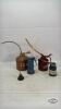 (5) SMALL OIL CANS