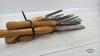 (8) WOOD CHISELS - 4