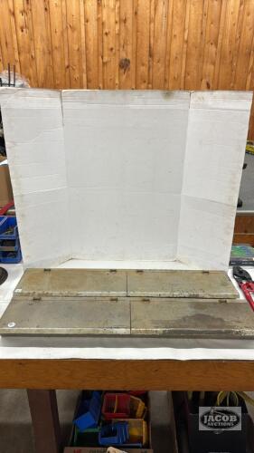 (2) METAL BOLT BINS WITH CONTENTS