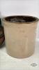 8IN CROCK AND WOODEN PULLY - 2