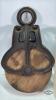 8IN CROCK AND WOODEN PULLY - 6