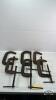 (6) C CLAMPS