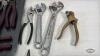 PLIER AND ADJUSTABLE WRENCH LOT - 3
