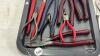 PLIER AND ADJUSTABLE WRENCH LOT - 4
