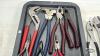 PLIER AND ADJUSTABLE WRENCH LOT - 5