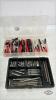 QUANTITY OF GATOR CLIPS AND SCREWDRIVER BITS