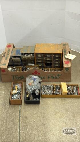 QUANTITY OF MISC HARDWARE WITH ORGANIZERS