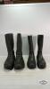 (2) PAIR SIZE 7.5 TORENNA RUBBER BOOTS