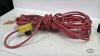 (2) EXTENTION CORDS AND A CHEATER PLUG - 6