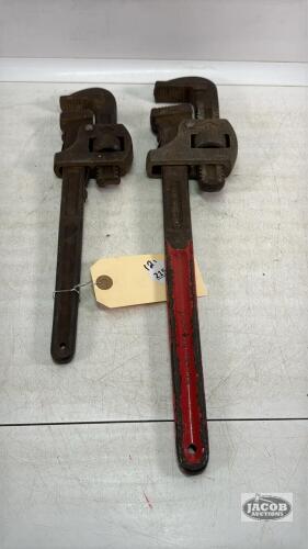14IN AND 18IN STEEL PIPE WRENCHES