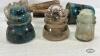 (5) GLASS INSULATORS - 2