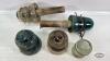 (5) GLASS INSULATORS - 3