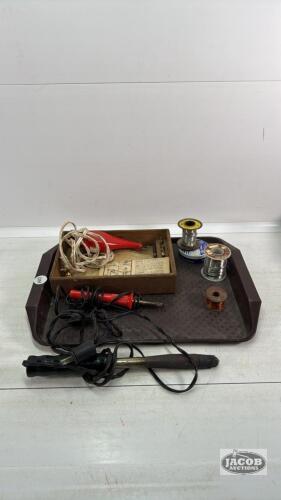 ENGRAVING TOOL, SOLDER, BURNING PENCIL, ETC.