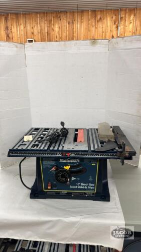 MASTERCRAFT 10IN BENCH TOP TABLE SAW