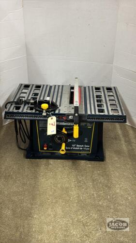 MASTERCRAFT 10IN BENCH TOP TABLE SAW