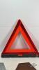 (3) METAL SMV SIGNS AND A SAFETY TRIANGLE - 4
