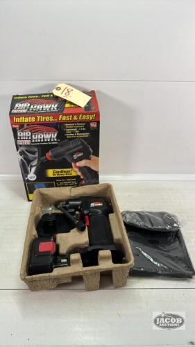 AIRHAWK AUTOMATIC CORDLESS TIRE INFALTOR