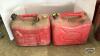 (2) 5 GALLON GAS CANS - 2