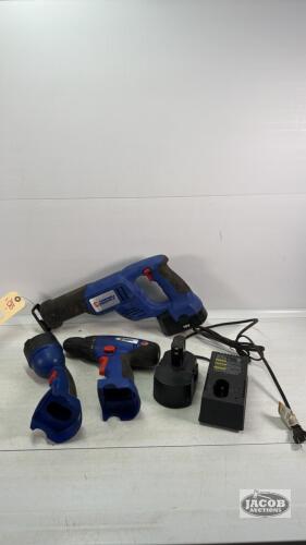 CAMPBELL HAUSFELD 18V TOOL LOT