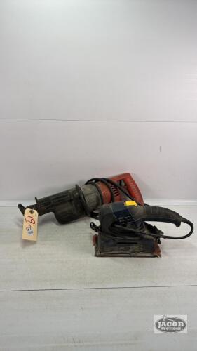 MASTERCRAFT SHEET SANDER AND MILWAUKEE SAWZALL