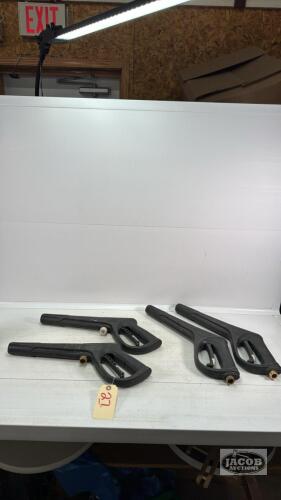(4) PRESSURE WASHER GUNS